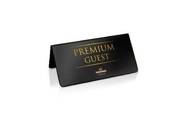 Reasonable Price Clear Acrylic Menu Holders With Cardboard Box
