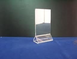 A3 Acrylic Menu Holder for Restaurants , 3mm PMM Menu Stand Display