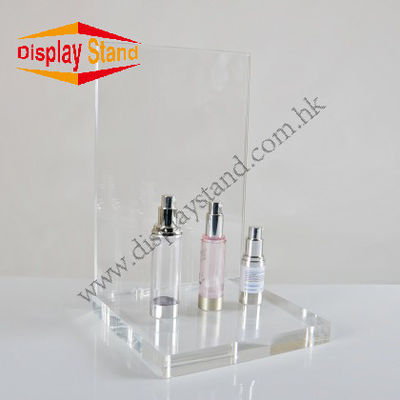 Counter Top Clear Acrylic Cosmetic Displays with Free Floor Standing