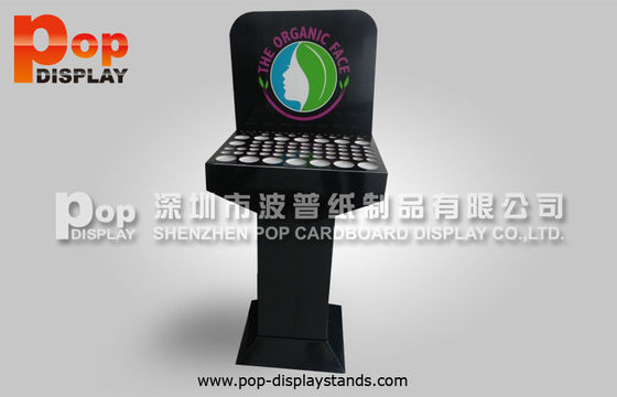 Recycled Cosmetic Display Stands Waterproof  With Black Hold Tubular