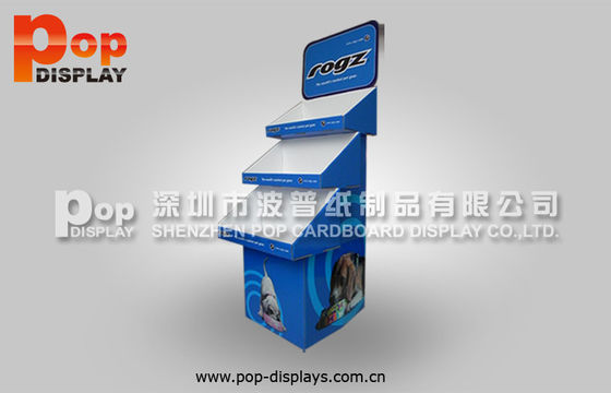 Customized Light Weight Cardboard Display Stands 3 Tiers for Exhibition
