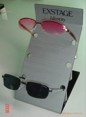 Glasses / Cosmetic Product Display Stands , Small Colorful Acrylic Brochure Holders