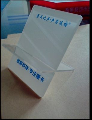 Supermarket / Hotel Acrylic Display Stands , Fashionable Table Top Display Stands