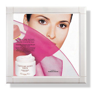 Hanging Transparent Acrylic Photo Frames Plastic Brochure Holders With Led Light