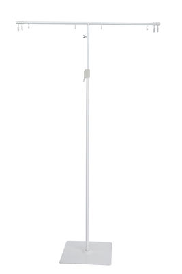 Adjustable Height POS Sign Holder Display Stand With White Powder Painting