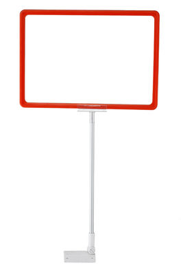 Advertising Magnetic Sign Holders , Metal Magnet Shelf Pop Poster Display Stand