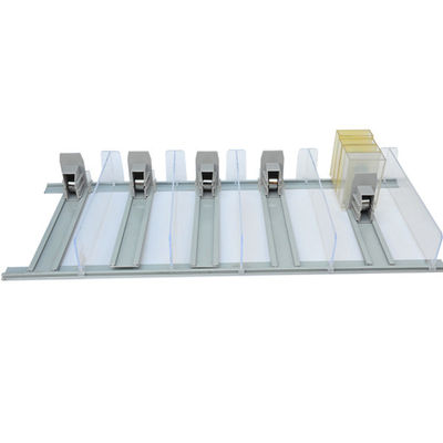 Food Supermarket Shelf Pusher , Plastic Retail Sign Holders