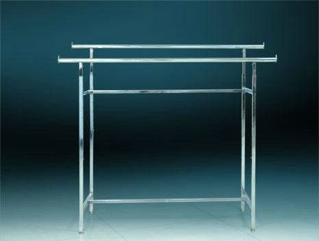 Double Side Clothes Display Stand For Shopping Malls , Supermarket