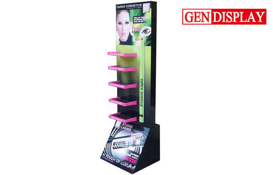 Custom Cardboard Cosmetic Display Stands For Mascara Promotion