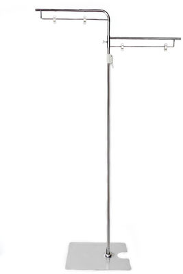 Retail Floor Poster Stands , Floor Standing Sign Holders 380mm Pole