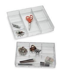 Cosmetic Acrylic Drawer Organizer With Fashion Shape