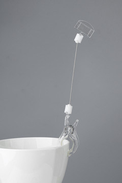 Plastic Shelf Pop Clip Sign Holders PS stand up plastic sign holders