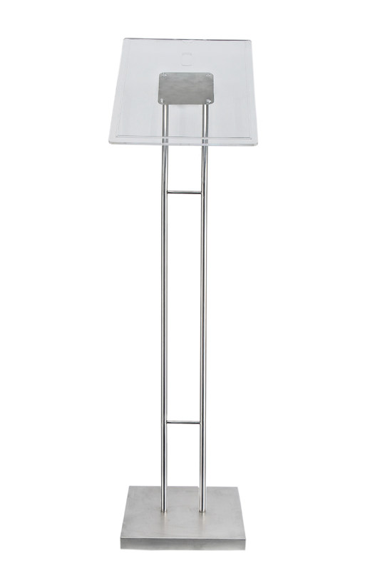 Floor Standing POP Poster Display Stand , 1100 - 1600mm Adjustable Height