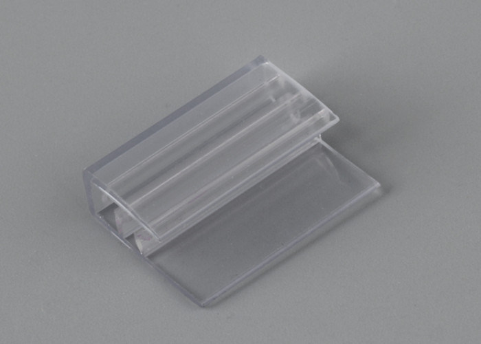 Customized Sign Holder Ragid and Flexible PVC , Hinges with Adhesive Bottom
